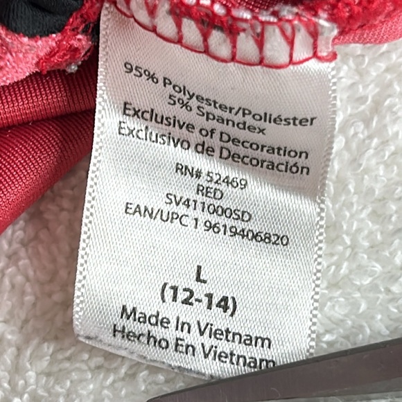 Sofia Intimates Women's Crushed red Velvet Pajama 2pc Set.SIZE L 12-14. - Picture 11 of 11